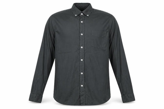 Jigsaw Men's Grey Button-Down Cotton Long Sleeve Shirt Size M