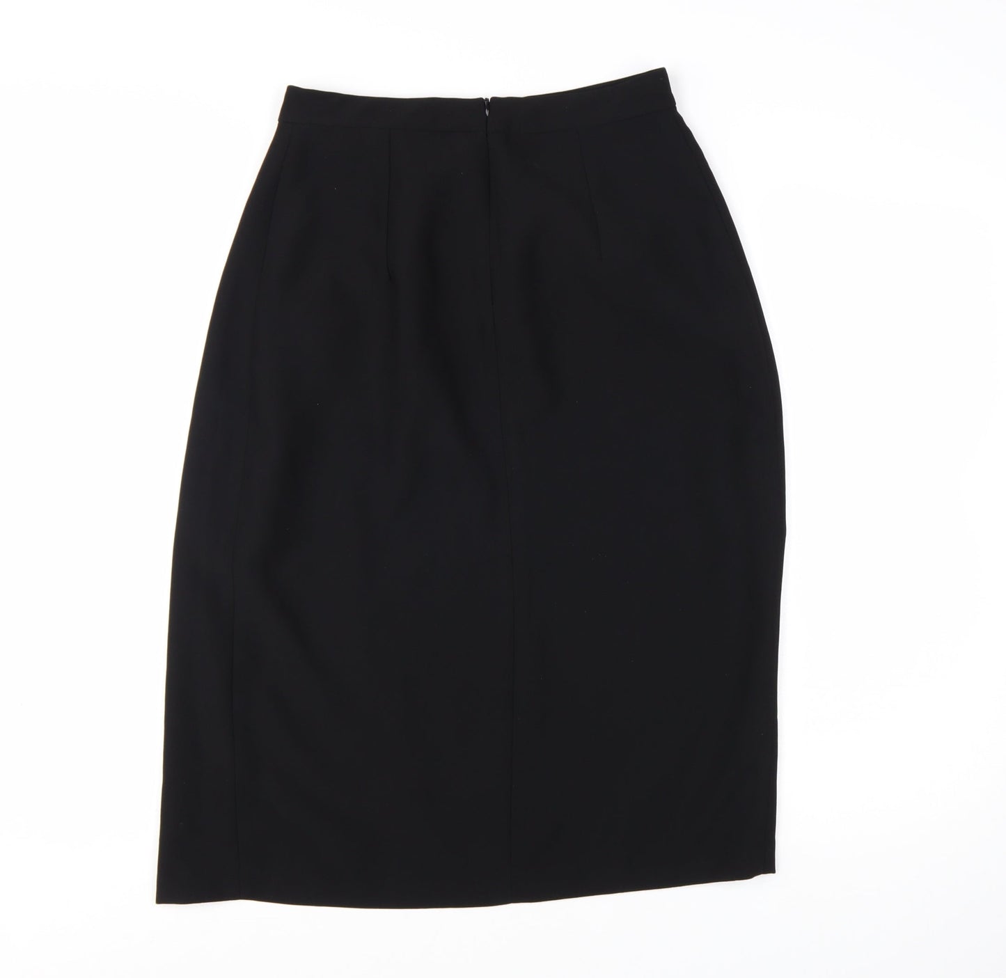 Zara Basic Women's Black Size 8 Pencil Skirt Knee Length Workwear