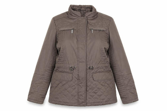 Marks and Spencer Women’s Brown Quilted Mid-Length Jacket UK 12
