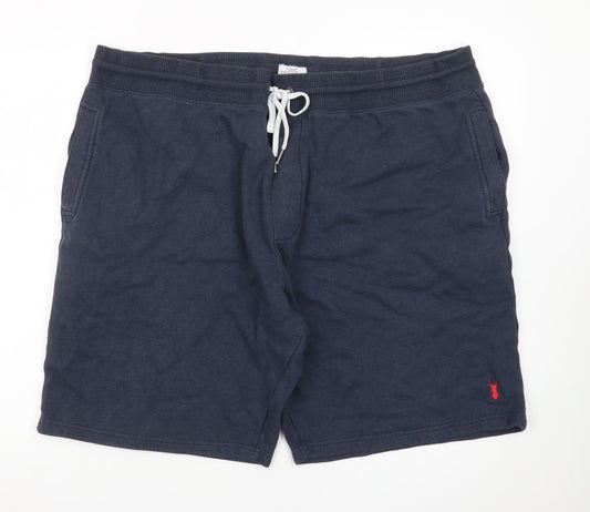 Next Men's Blue 2XL Sweat Shorts with Drawstring Waist