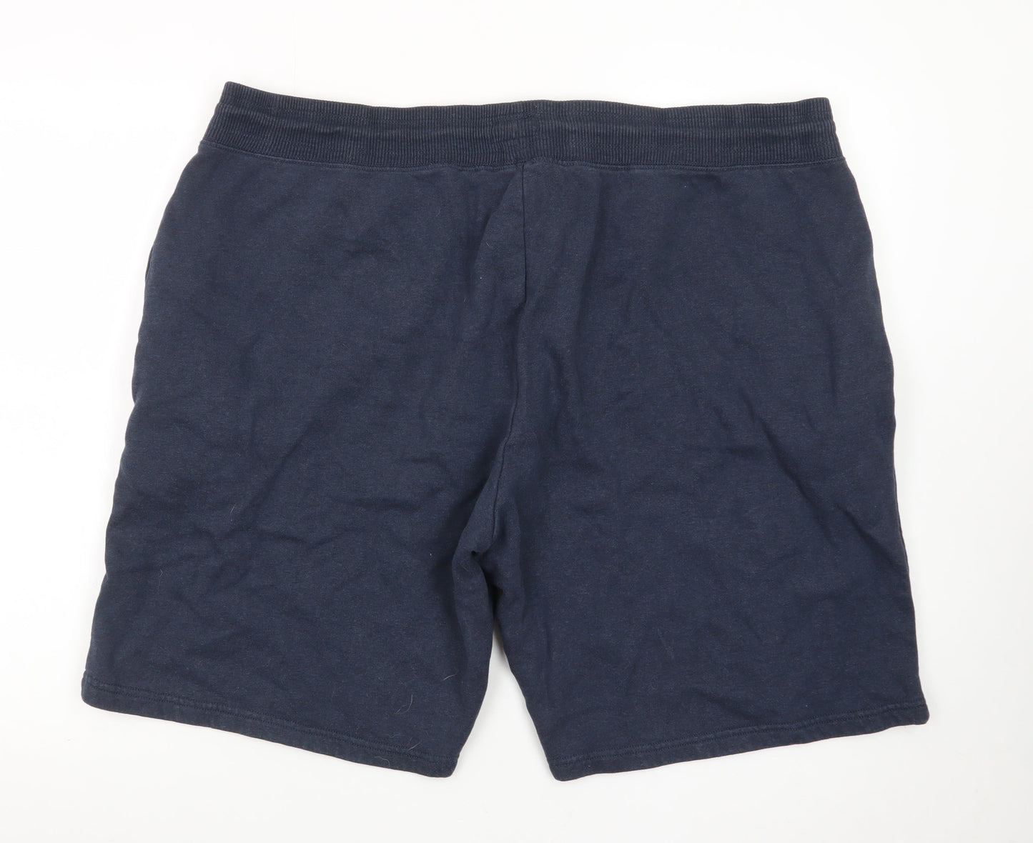 Next Men's Blue 2XL Sweat Shorts with Drawstring Waist