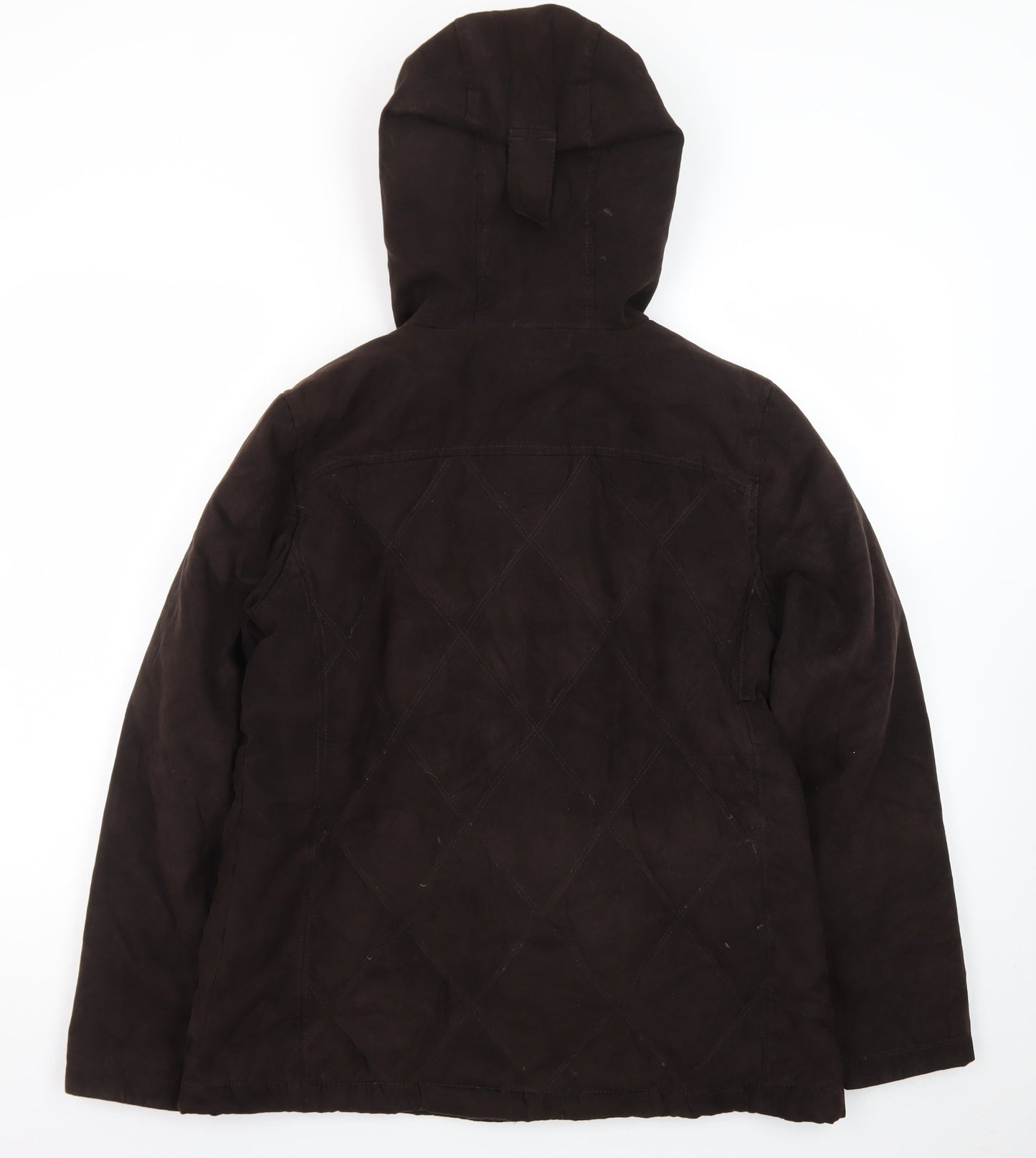 L.L.Bean Women's Brown Hooded Down Puffer Coat Size S Regular