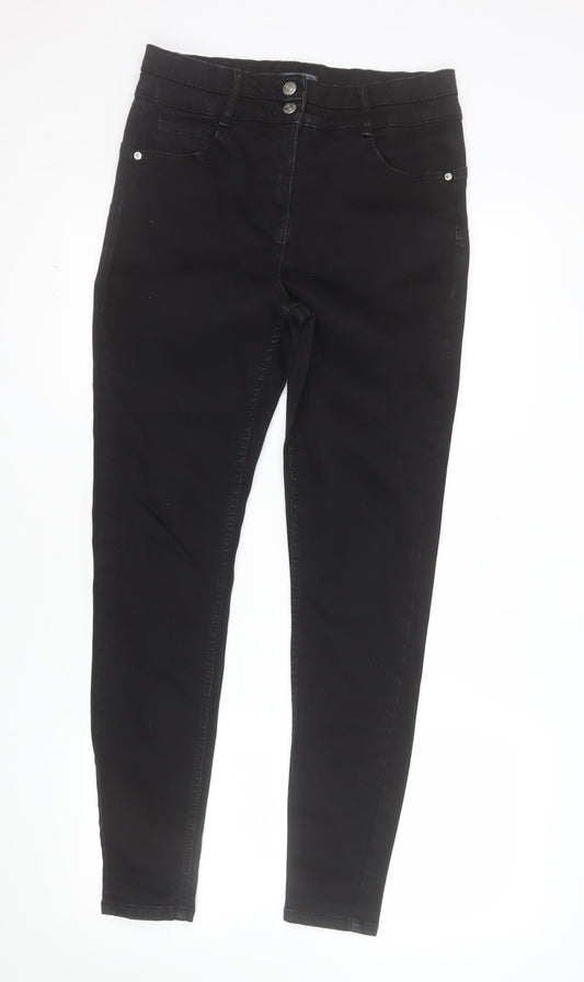 Falmer Heritage Women’s Black Skinny Jeans Size 12 Slim Stretch Denim