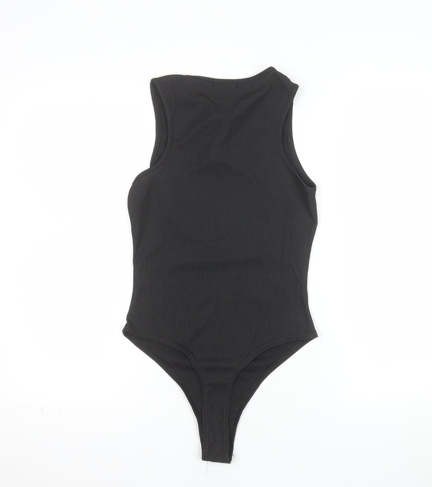 PrettyLittleThing Women’s Black Size 8 Sleeveless Bodysuit