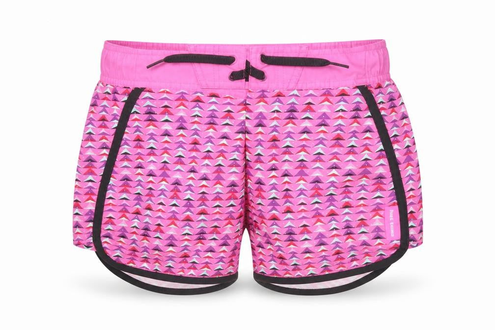 Hot Tuna Womens Pink Geometric Athletic Activewear Shorts Size 8