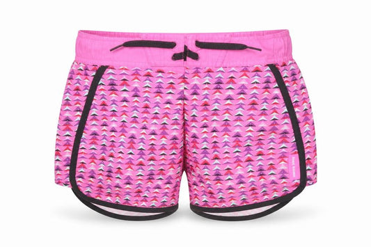 Hot Tuna Womens Pink Geometric Athletic Activewear Shorts Size 8