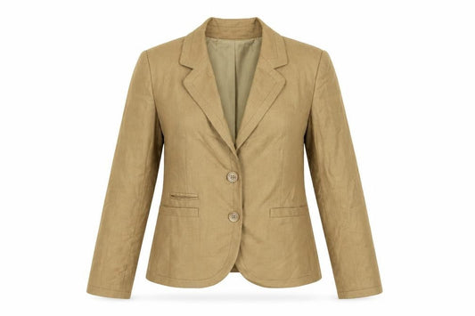 The Limited Collection Women Beige Single-Breasted Blazer Size 6
