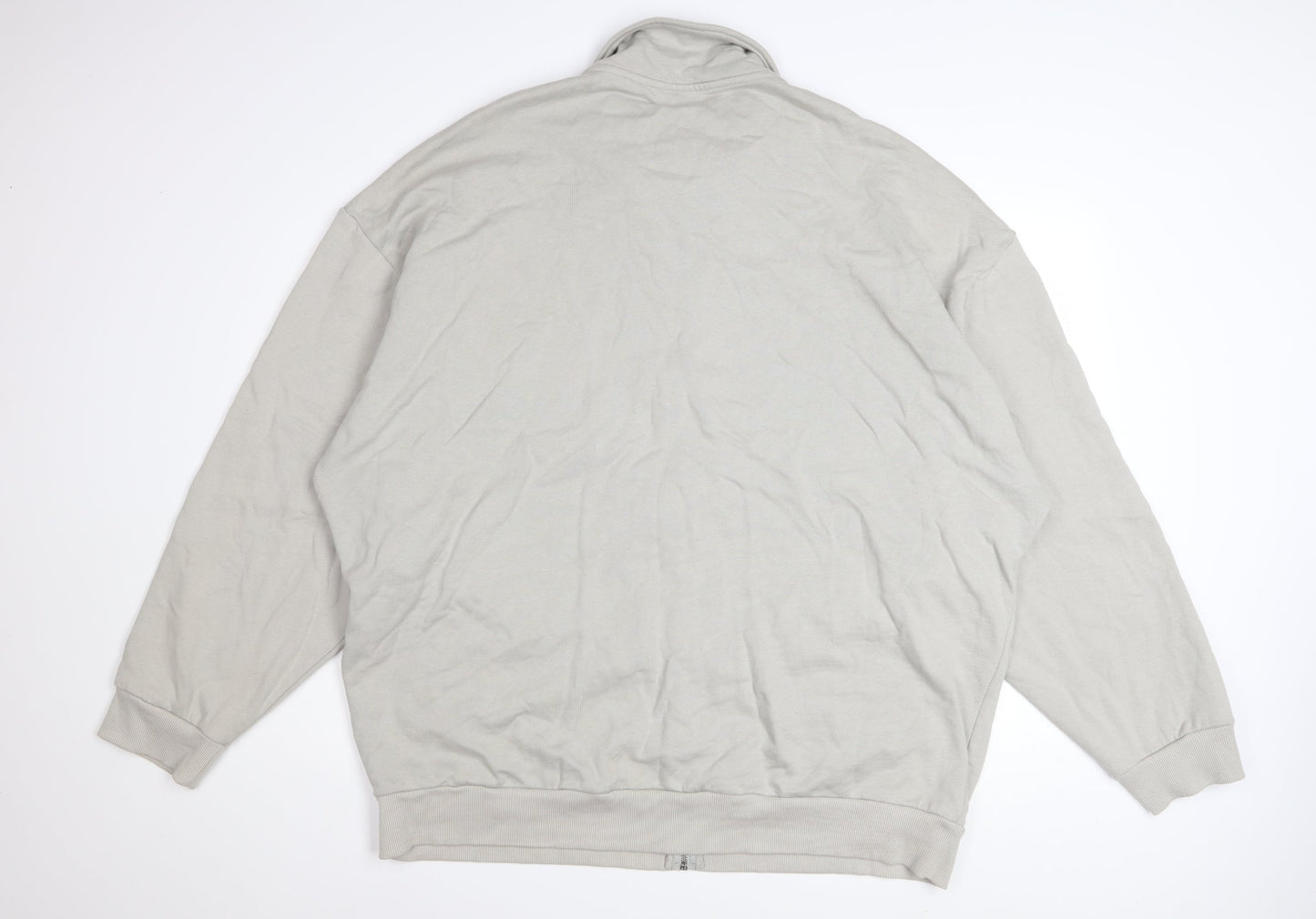 ASOS Men’s Grey 3XL Cotton Full Zip Basic Jacket