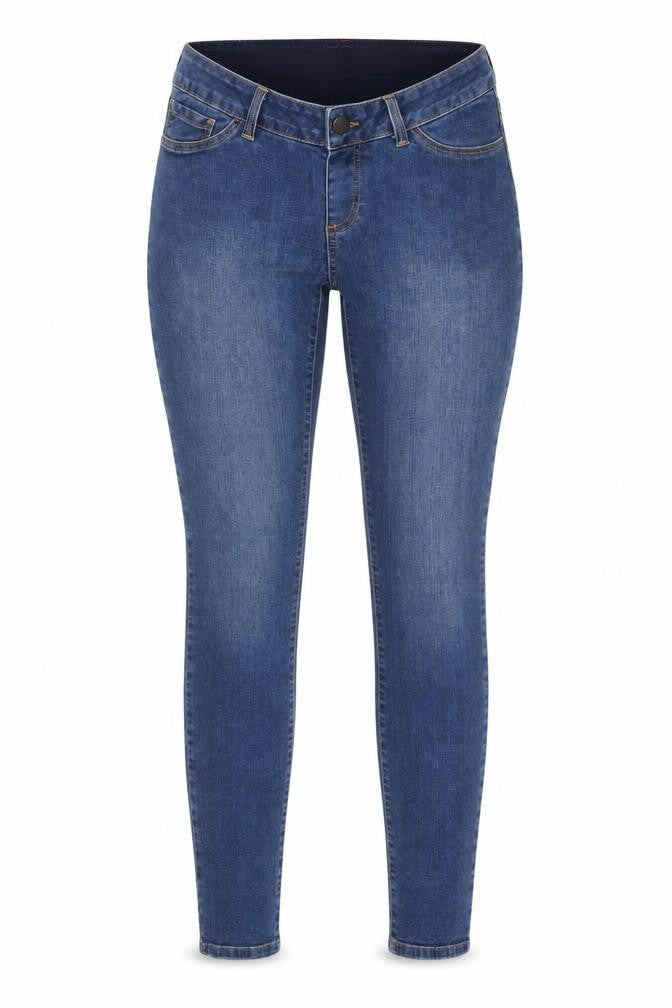 Seraphine Women's Blue Tall Size 12 Skinny Maternity Jeans