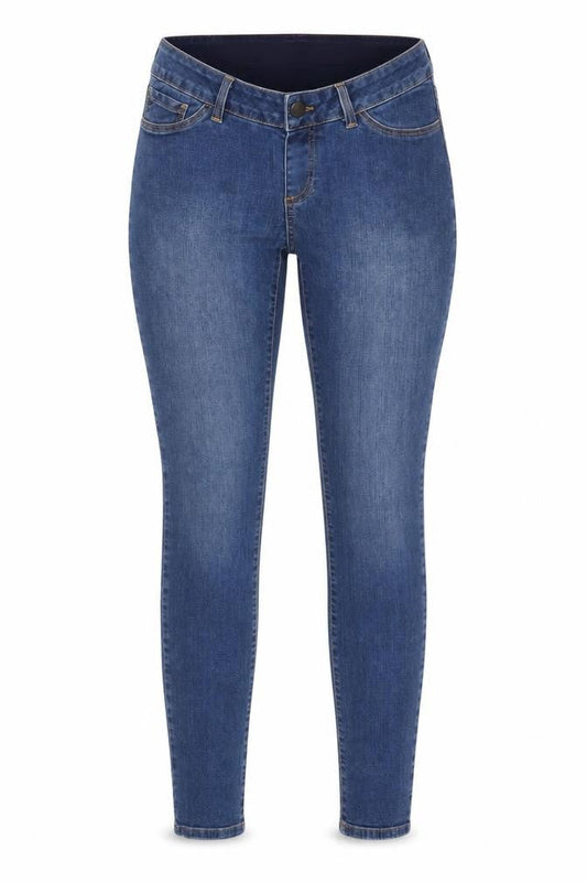 Seraphine Women's Blue Tall Size 12 Skinny Maternity Jeans