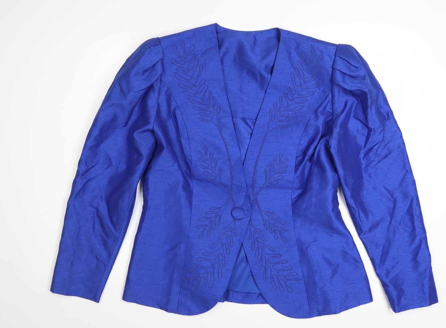 Venus Originale Women’s Blue Embroidered Formal Blazer Size 16