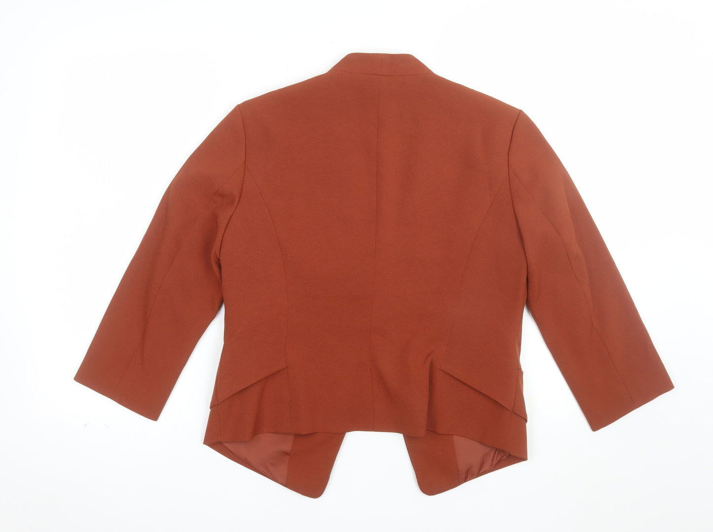 Atmosphere Women's Brown Size 10 Open Front Lined Blazer