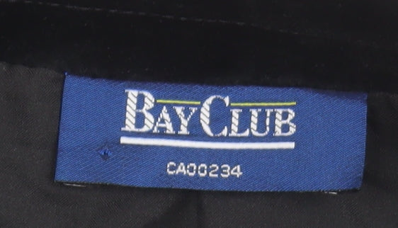 Bay Club Women's Black Cotton Velvet Jacket Size 14