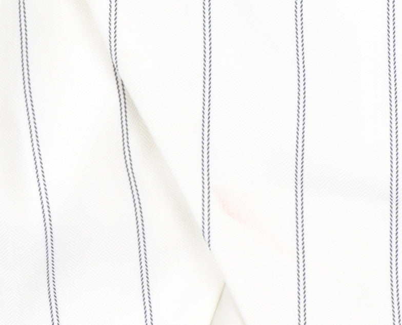 Marks and Spencer Women Ivory Striped Sleeveless Wrap Blouse UK 12