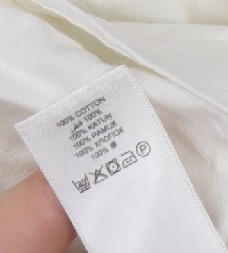 Jasper Conran Men's White 17.5in Tailored Fit Long Sleeve Cotton Dress Shirt