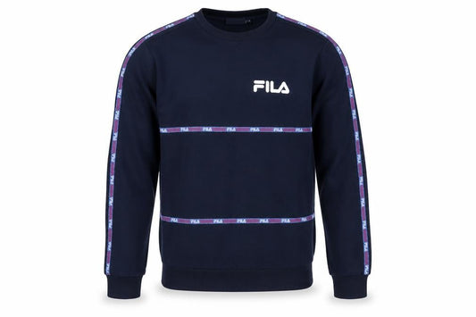 Fila Men's Blue Logo Pullover Sweatshirt Size S