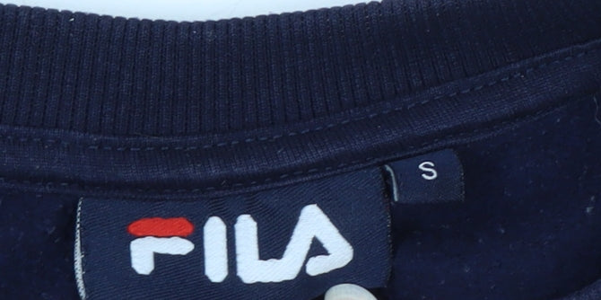 FILA Men's Blue Logo Pullover Sweatshirt Size S