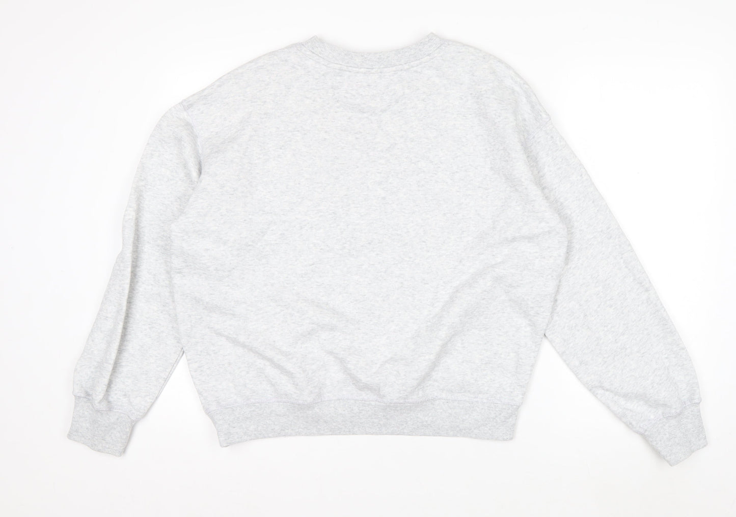 H&M Womens Grey NYC Athletics Club Sweatshirt Size S Cotton Blend