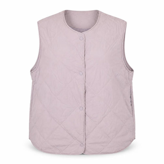 Tu Women Purple Quilted Padded Waistcoat Size 20 Regular Fit