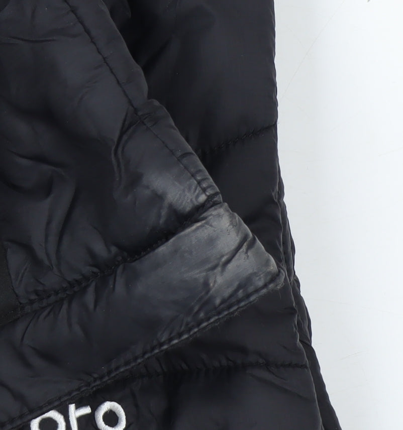 Ororo Women's Black Heated Quilted Waistcoat Bodywarmer Size S
