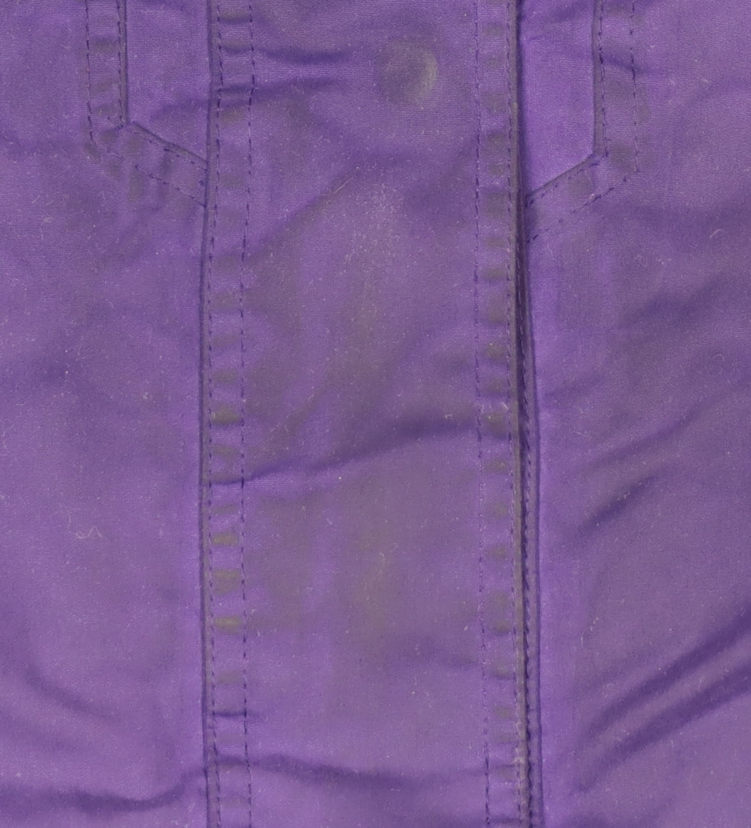 Arctic Storm Womens Purple Hooded Anorak Jacket Size 12