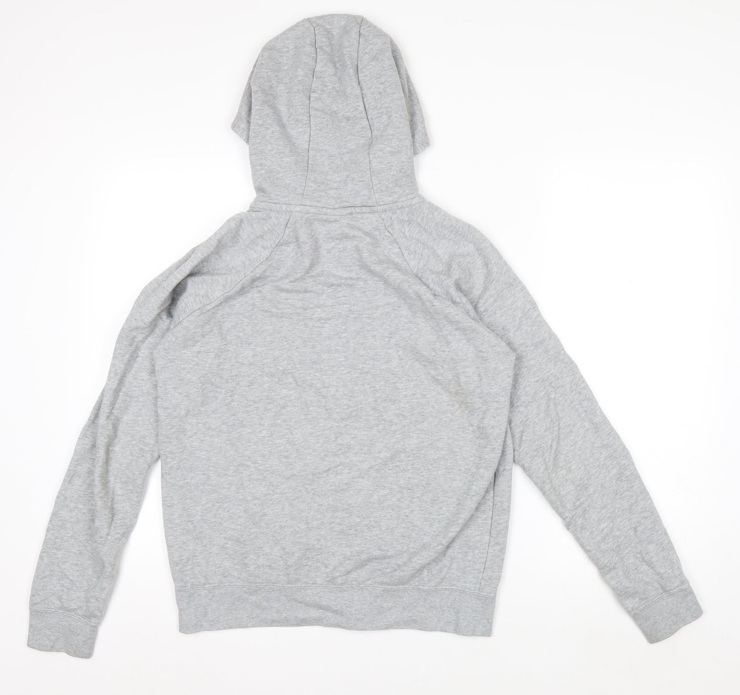 Nike Men’s Grey Full Zip Hoodie S Regular Fit Lightweight Fleece