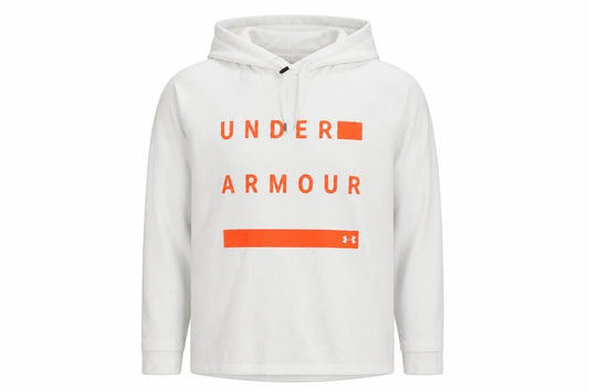 Under Armour Men’s White XL Pullover Hoodie Graphic Print Sportswear