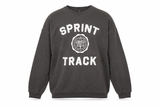 H&M Divided Men’s Grey Sprint Track Crew Neck Sweatshirt Size M