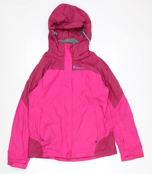 Toread Women's Pink Hooded Trekking Parka Jacket Size L