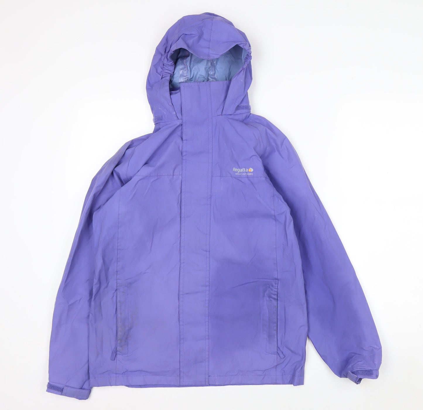 Regatta Women's Purple Waterproof Rain Jacket Size 14