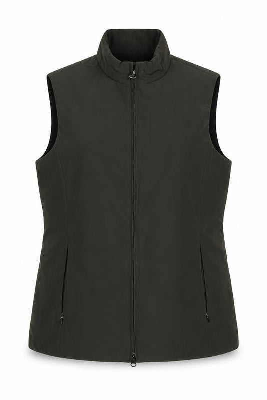 Planet Womens Green Size 8 Sleeveless Zip Waistcoat Bodywarmer