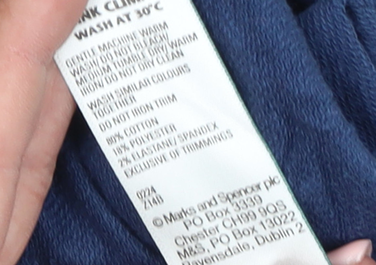 Marks and Spencer Men's Blue 2XL Jogger Trousers