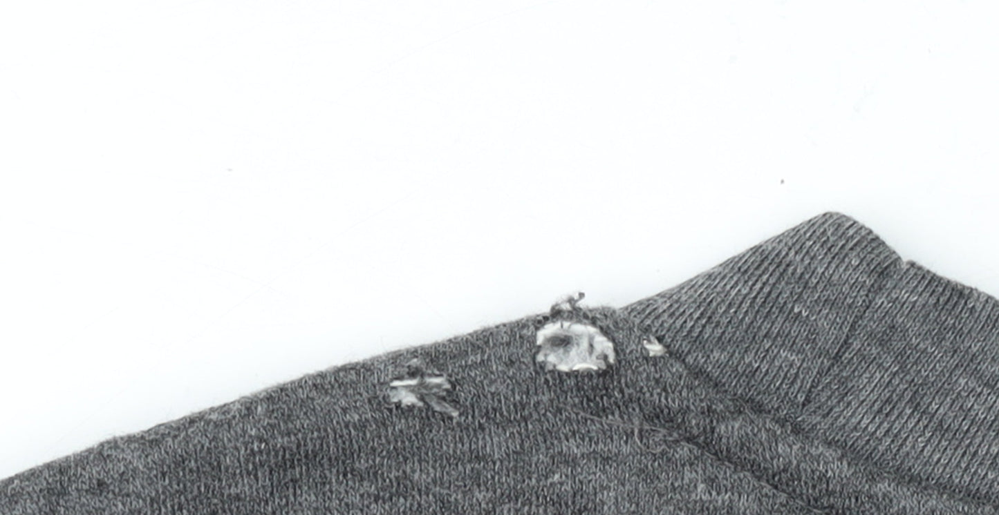 Slazenger Men's Grey 3XL Pullover Sweatshirt Crew Neck Fleece