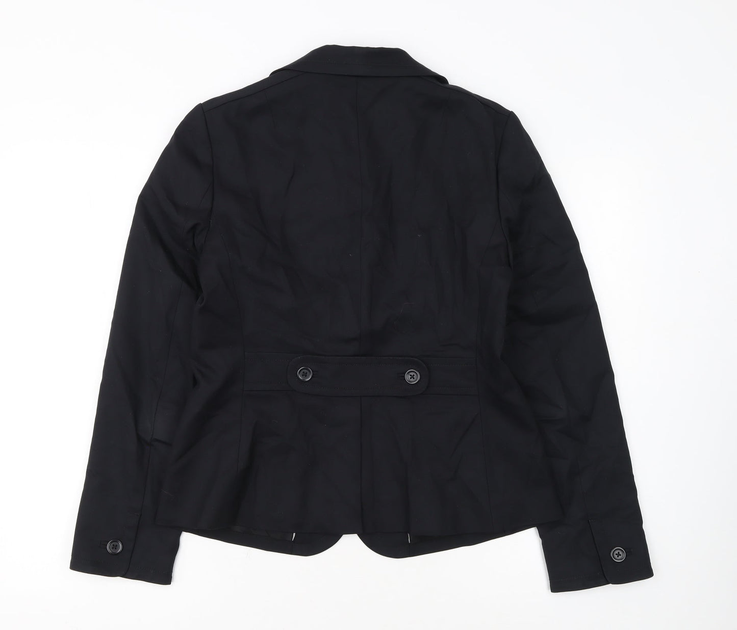 Banana Republic Women's Black Size 10 Stretch Two-Button Blazer