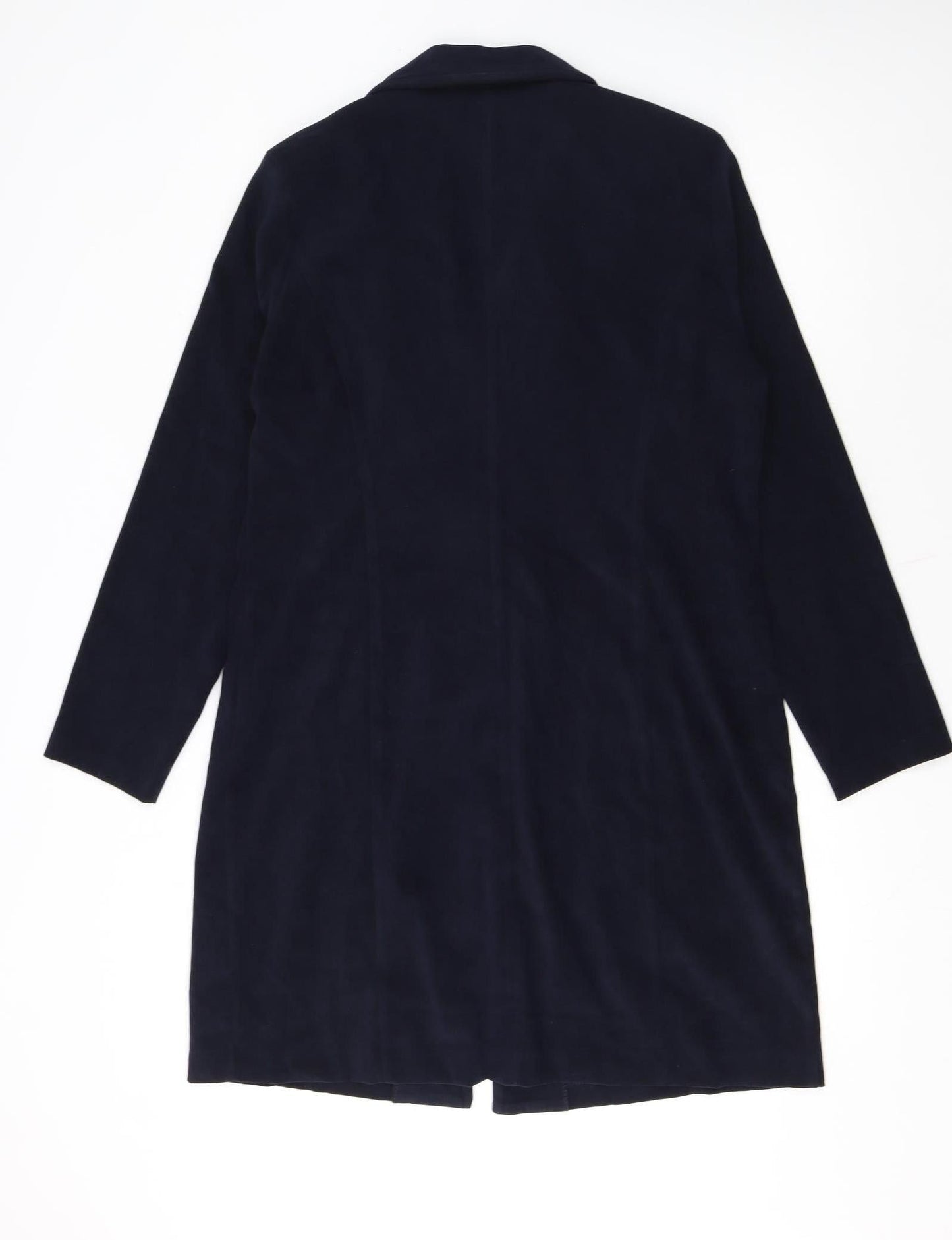 Rico Girls Blue Polyester Mid-Length Buttoned Coat 15-16 Years