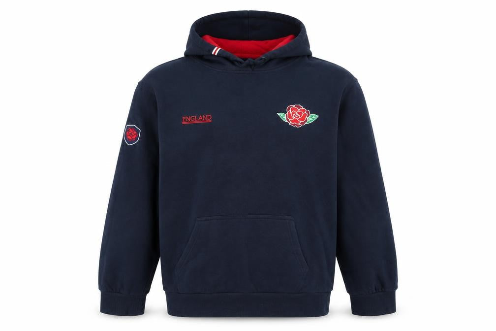 Authentic Men's Blue Pullover Hoodie M Rugby Fleece