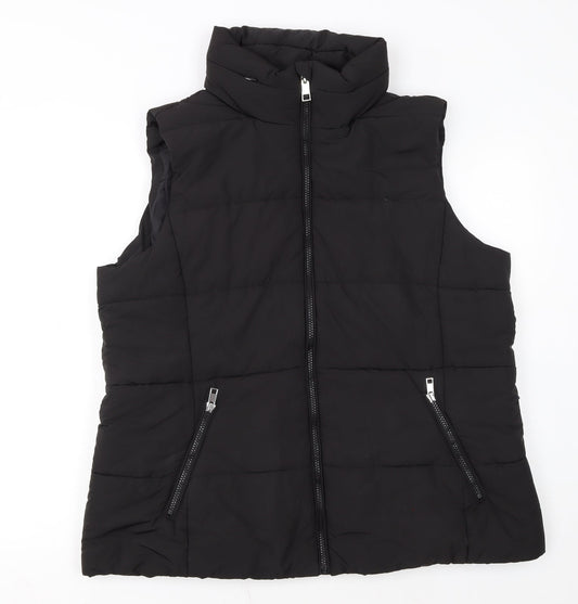Marks and Spencer Women's Black Size 18 Padded Puffer Waistcoat