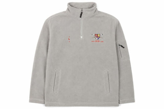Cedarwood State Men's Beige XL 1/4 Zip Fleece Sweatshirt