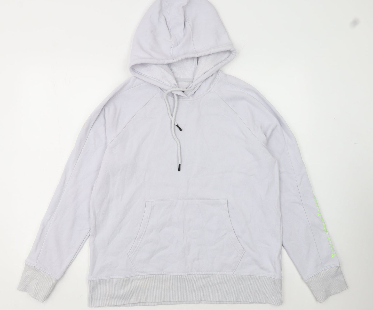 Under Armour Women's White Pullover Hoodie Medium Loose Fit Casual Wear
