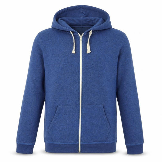 Burton Menswear London Mens Blue Full Zip Hoodie Size M