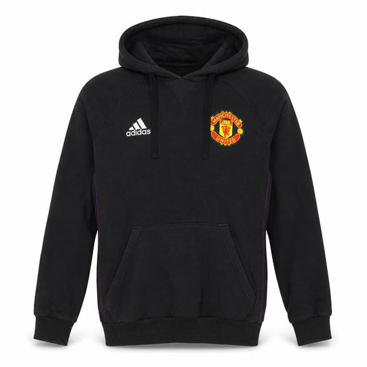 adidas Men’s Black Manchester United Pullover Hoodie XS