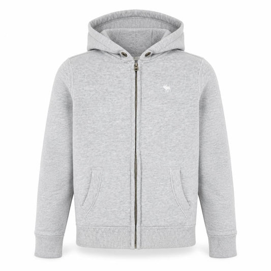 Abercrombie & Fitch Men’s Grey Full Zip Hoodie Size S