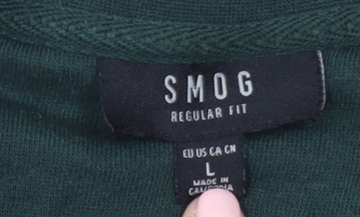 SMOG Women’s Green Northern State University Regular Fit Sweatshirt L
