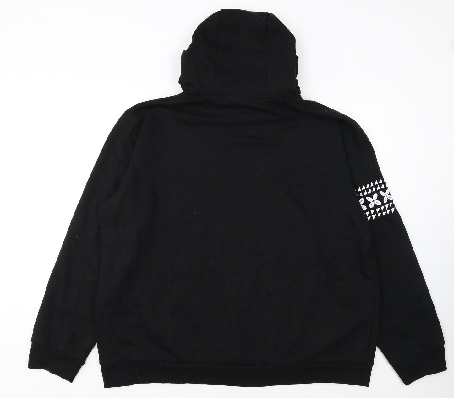 Rugby World Cup France 2023 Fiji Rugby Black 3XL Men's Pullover Hoodie