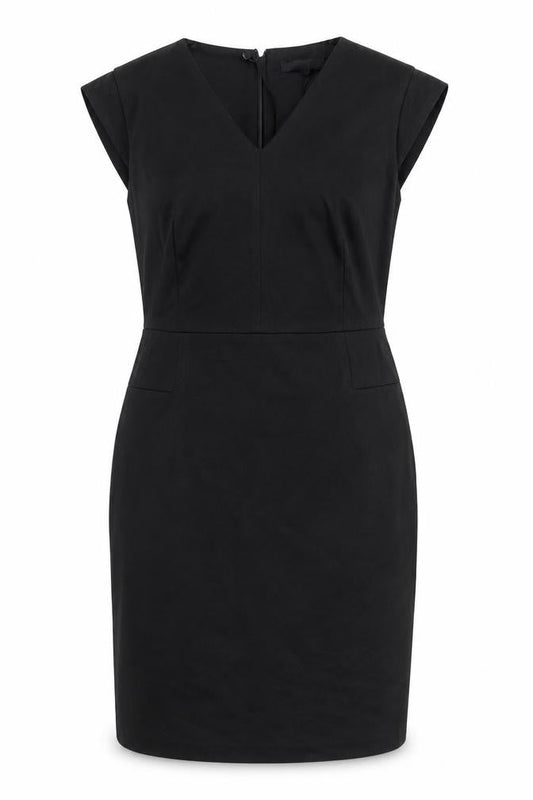 Next Women Black Size 10 Sheath Knee Length Tailoring Dress