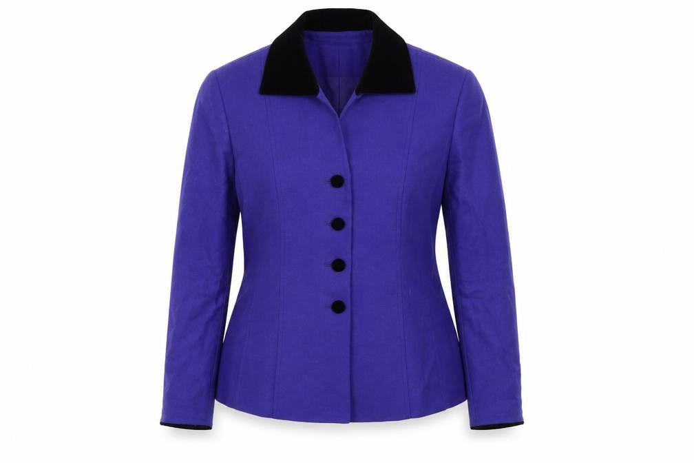 Amanda Smith Women's Purple Wool Suit Jacket Size 10 UK Classic Fit