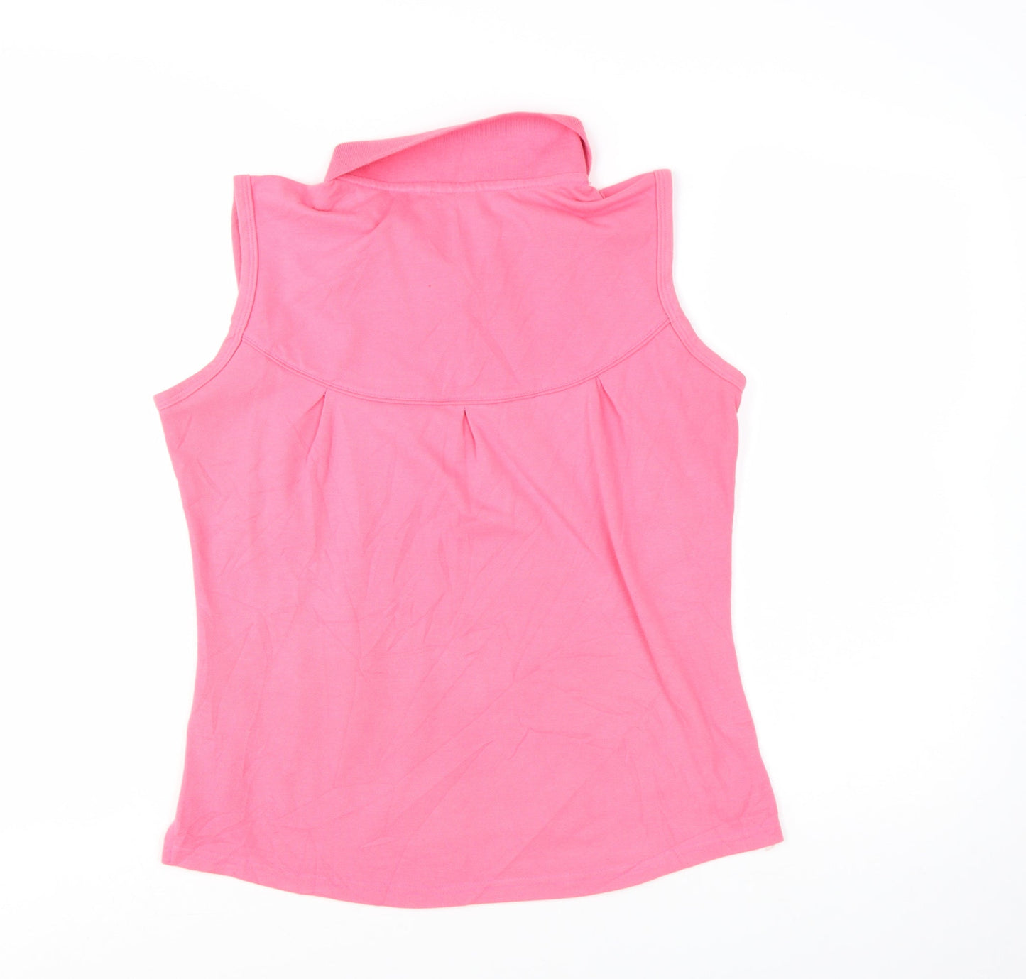 LA Gear Women's Pink Sleeveless Polo Shirt Size 16