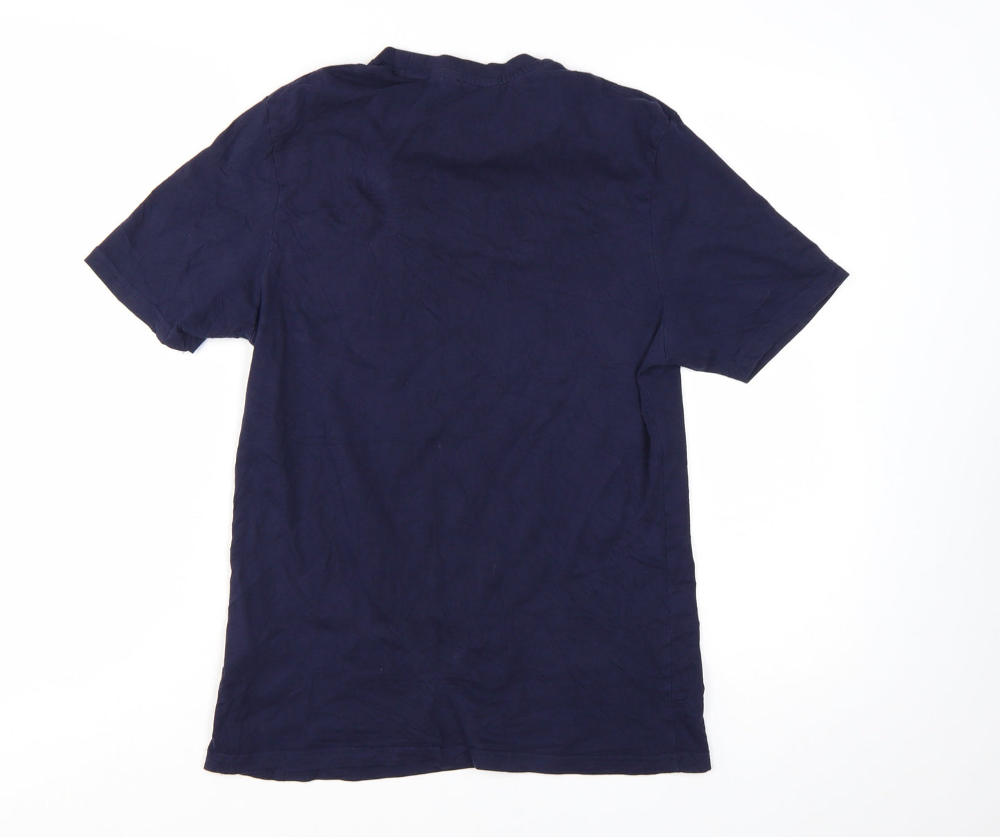 Ben Sherman Men's Blue Small Retro Colourblock Cotton T-Shirt