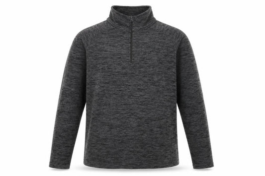 Mountain Warehouse Mens Grey Fleece 1/4 Zip Pullover Sweatshirt M