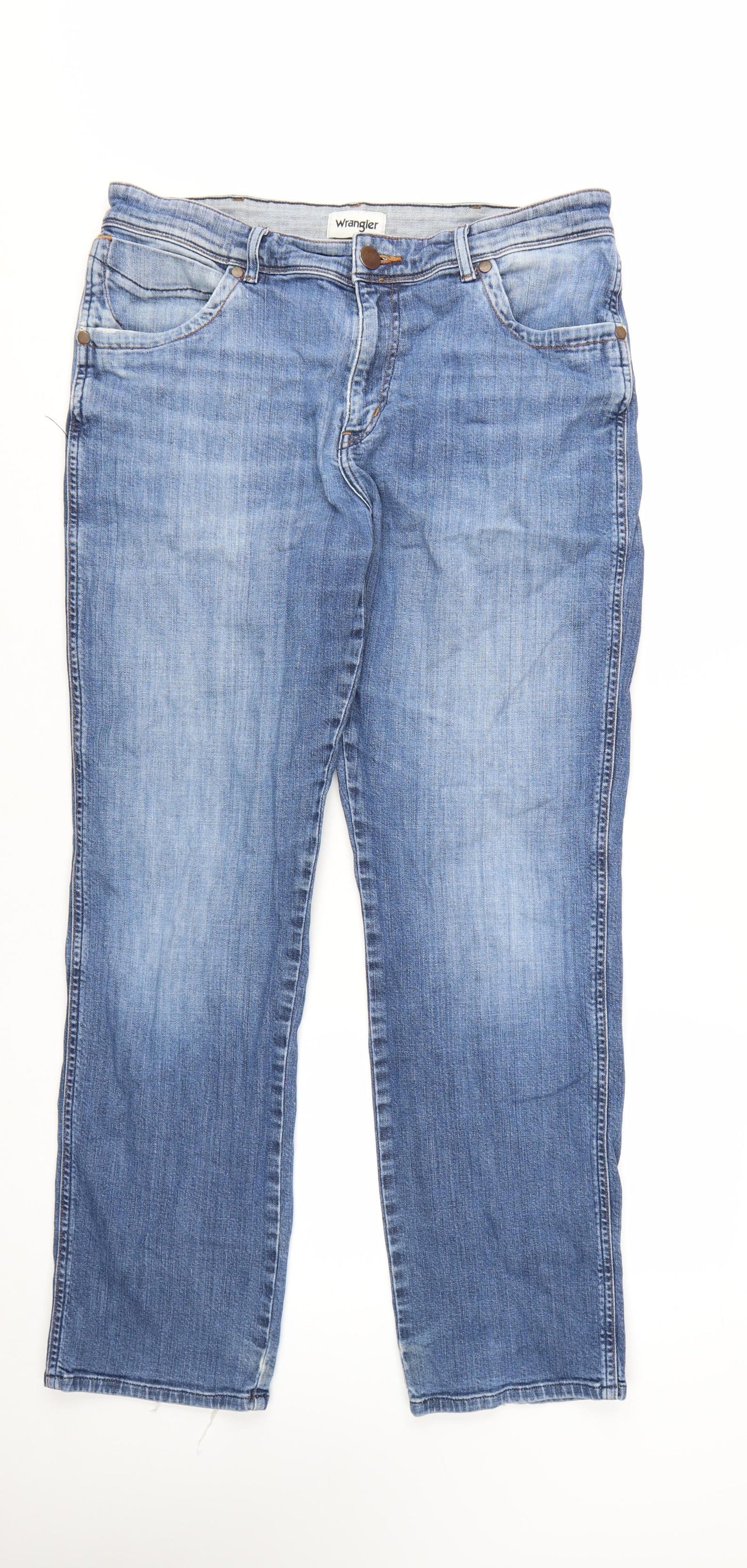 Wrangler Men's Blue Straight Leg Texas Jeans W36 L32